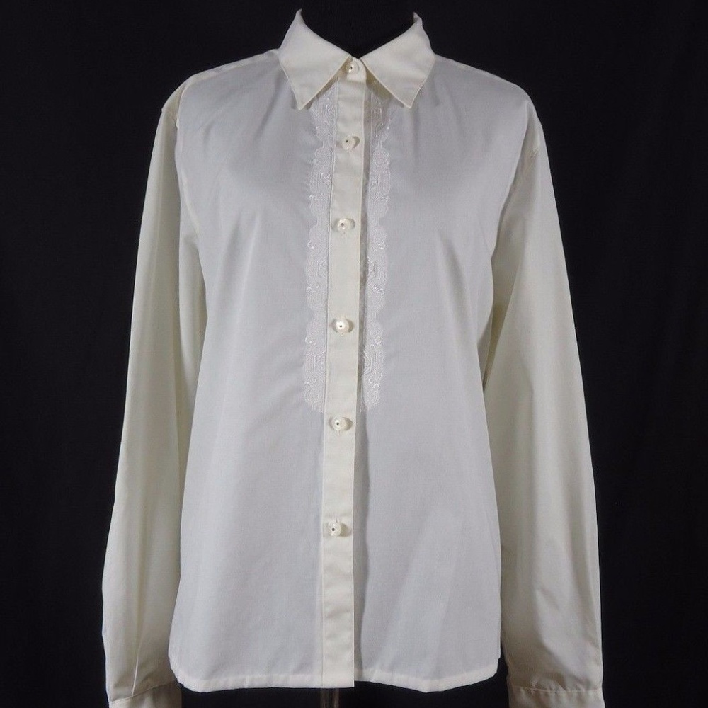 Vintage Tweeds & Weeds Blouse Dress Shirt